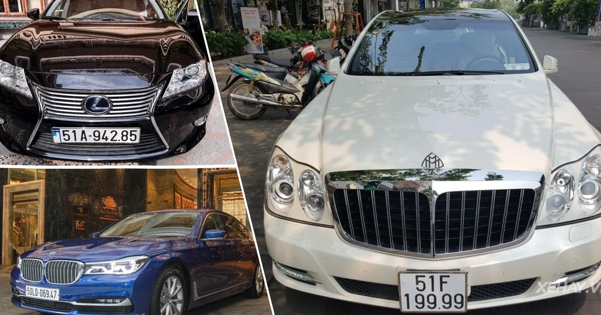 Cận cảnh 3 xe sang của b&agrave; Trương Mỹ Lan sẽ được đấu gi&aacute;