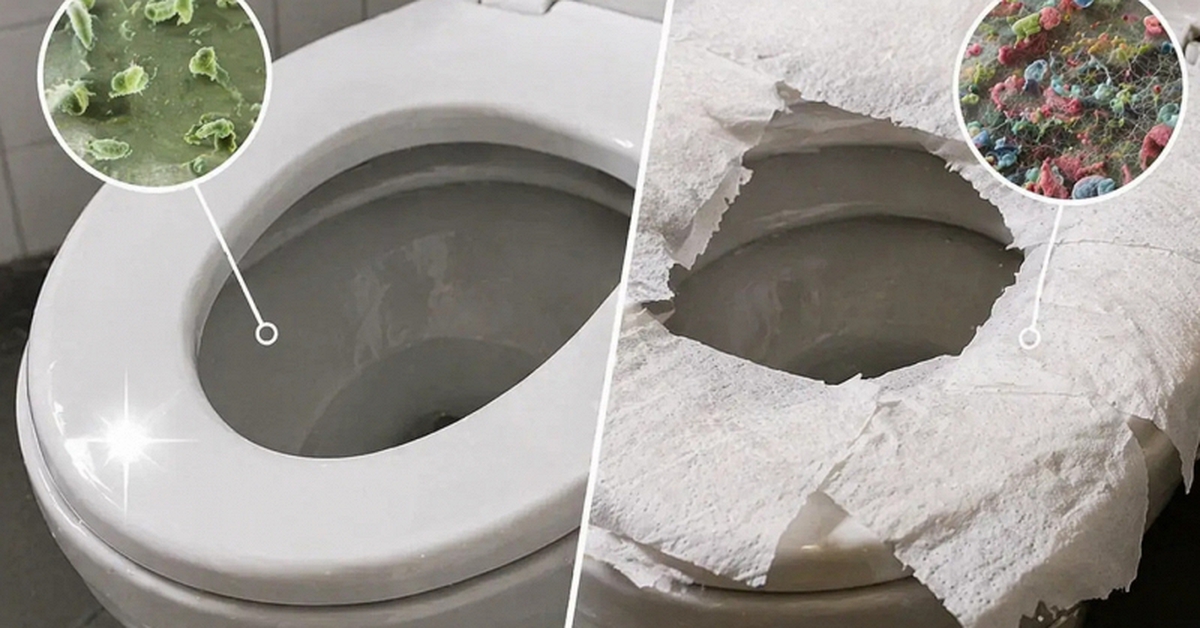 Có nên lót giấy vệ sinh lên bệ bồn cầu ở nhà vệ sinh công cộng? Đến giờ tôi mới hiểu mình toàn "làm sai"
