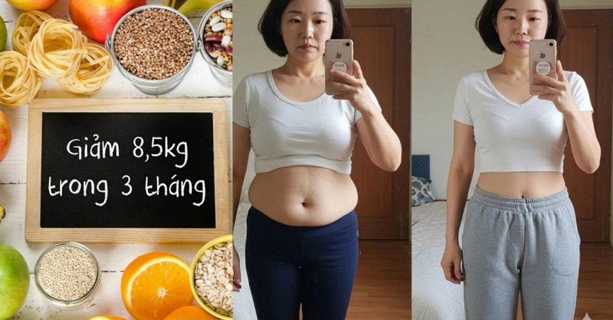 Người phụ nữ 48 tuổi giảm 8,5kg trong 3 tháng! Giảm cân tuổi trung niên không nhờ vận động mạnh, chỉ làm đúng "2 việc" là mỡ bụng biến mất!