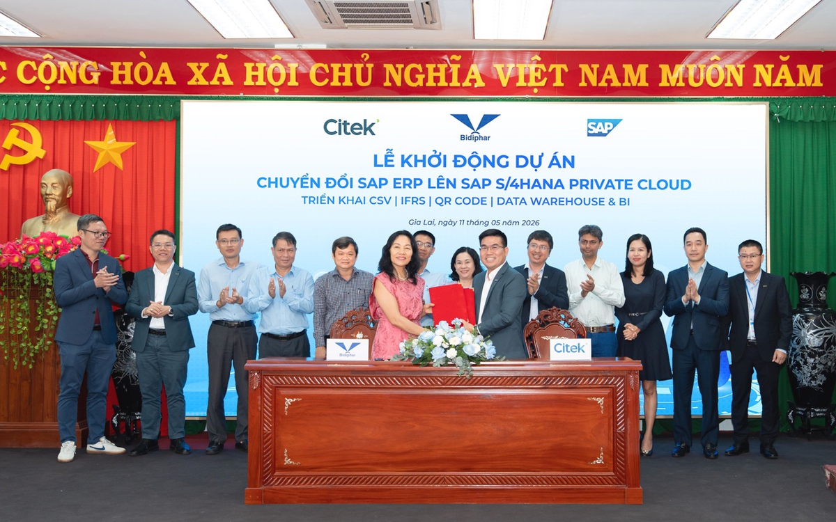 Bidiphar hợp tác Citek dự án chuyển đổi số quy mô lớn