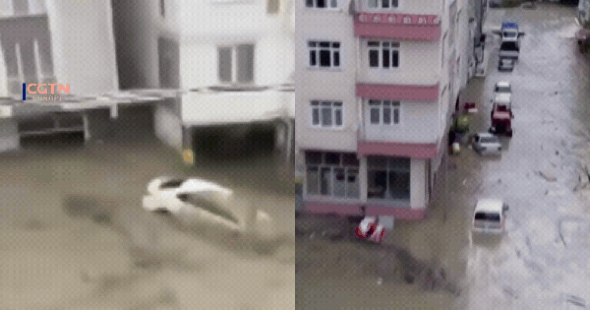 Video: Mưa lũ lịch sử “quét sạch mọi thứ” ở Thổ Nhĩ Kỳ, ô tô bị cuốn trôi trên đường như đồ chơi