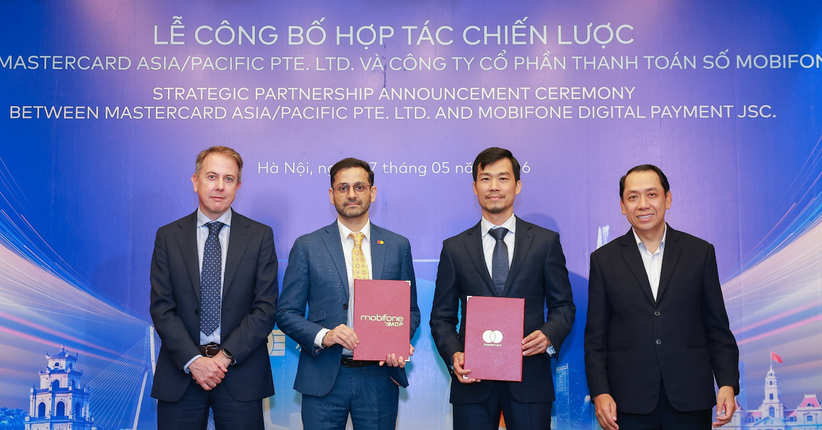 Công ty Cổ phần Thanh toán số MobiFone (MDP) bắt tay Mastercard thúc đẩy nền kinh tế số