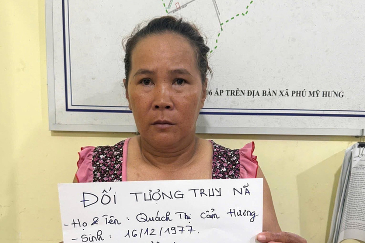 Khống chế, bắt giữ Quách Thị Cẩm Hương SN 1977