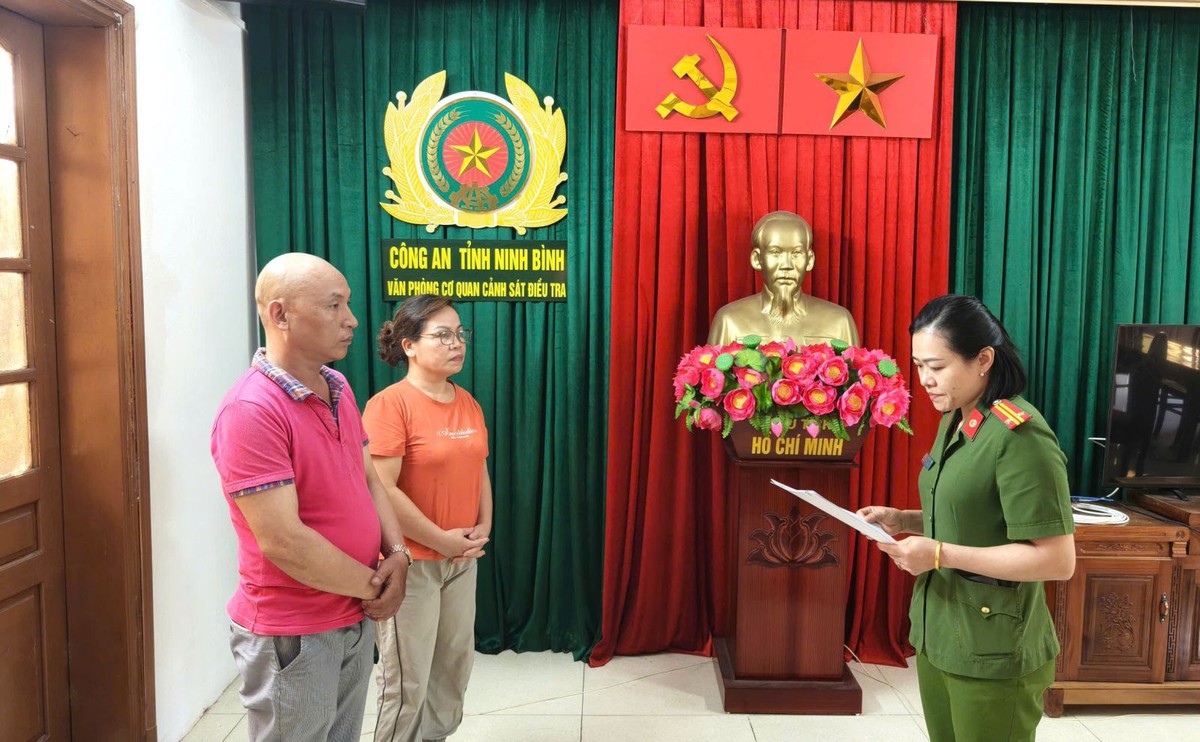Ra lệnh bắt tạm giam vợ chồng Lưu Thị Cúc sinh năm 1973