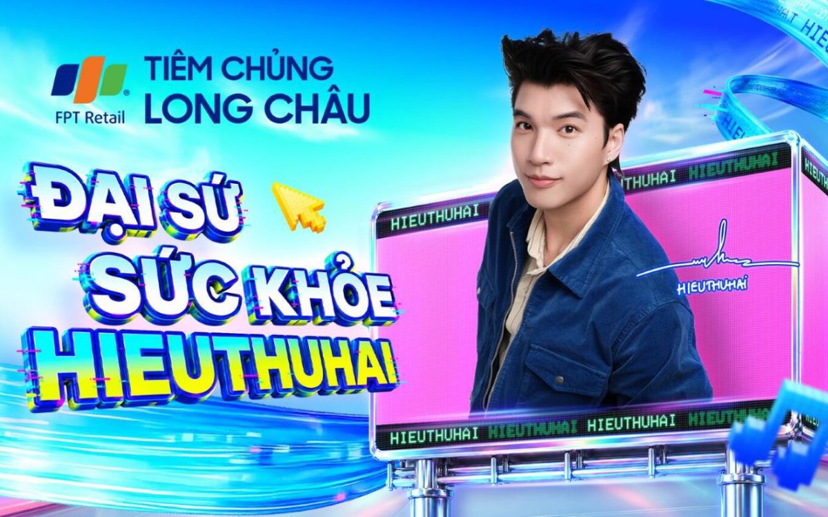 HIEUTHUHAI đảm nhận vai trò mới, cùng Long Châu lan tỏa lối sống khoẻ chủ động