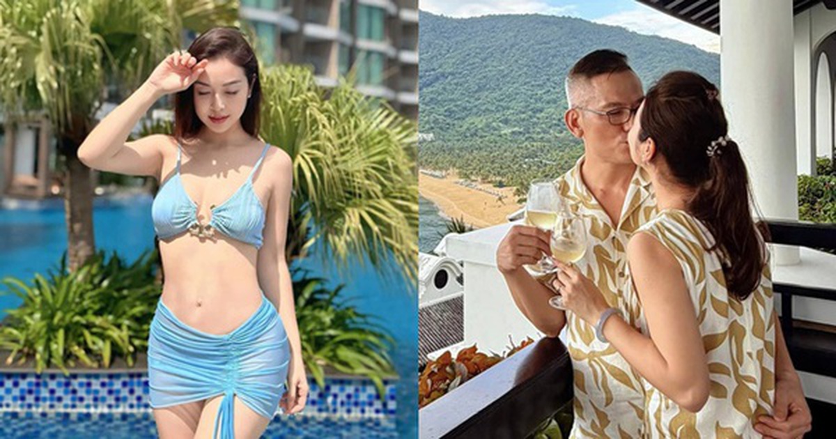 Hoa hậu đẹp bậc nhất Việt Nam tình tứ bên chồng đại gia: "Tụi mình vẫn còn chơi với nhau"