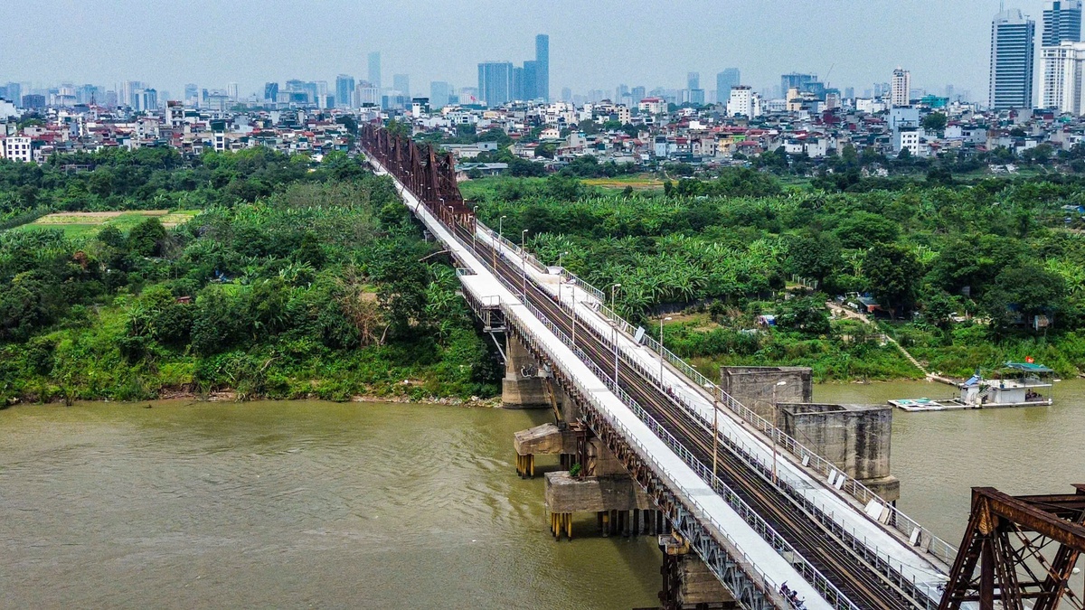 Cầu Long Biên thông xe hai chiều từ 28/5 sau sửa chữa