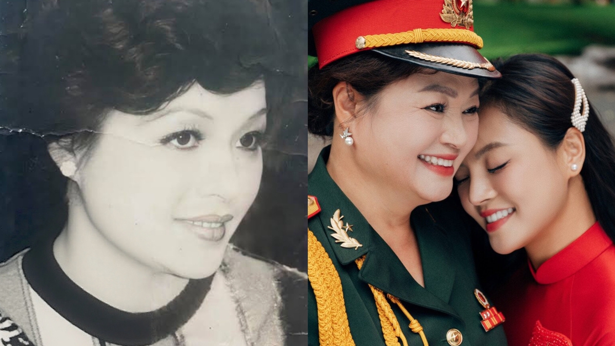 Nữ Thượng tá là "thiên nga sân khấu" nổi tiếng, mẹ ruột mỹ nhân phim giờ vàng