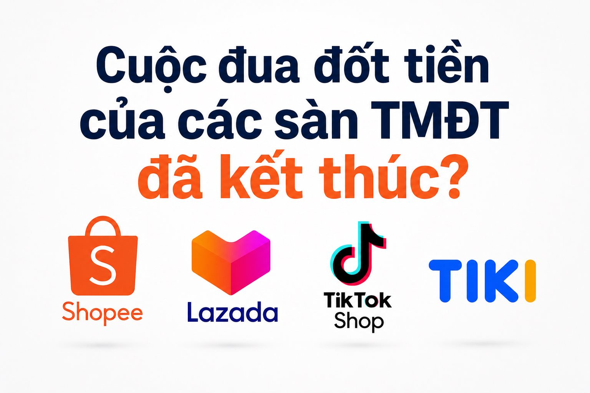 Cuộc đua “đốt tiền” của Shopee, TikTok Shop kết thúc