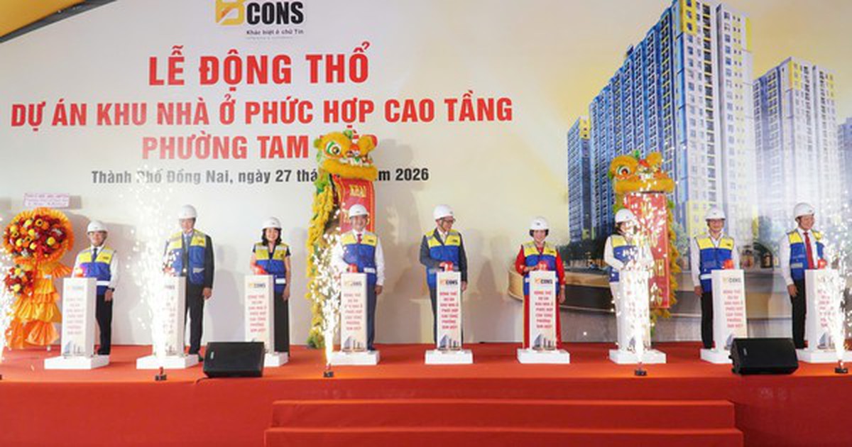 Động thổ dự án khu nhà ở phức hợp gần 4.500 tỉ đồng ở TP Đồng Nai