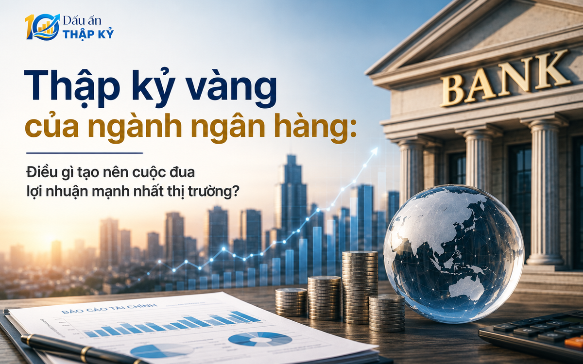 Thập kỷ vàng của ngành ngân hàng: Điều gì tạo nên cuộc đua lợi nhuận mạnh nhất thị trường?