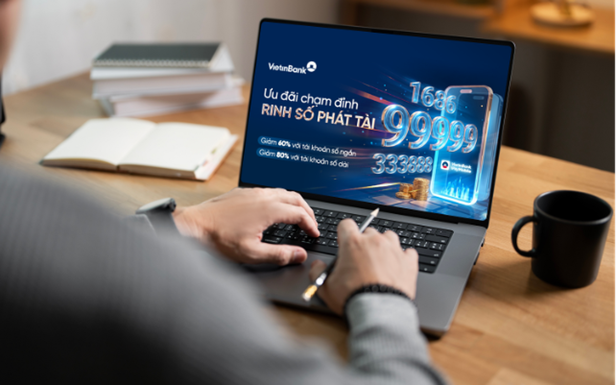 Cơ hội sở hữu tài khoản số đẹp từ ưu đãi lớn nhất năm của VietinBank