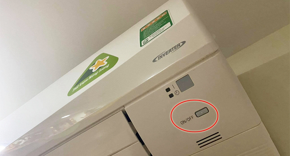 1 nút ẩn giúp bật điều hòa không cần dùng điều khiển