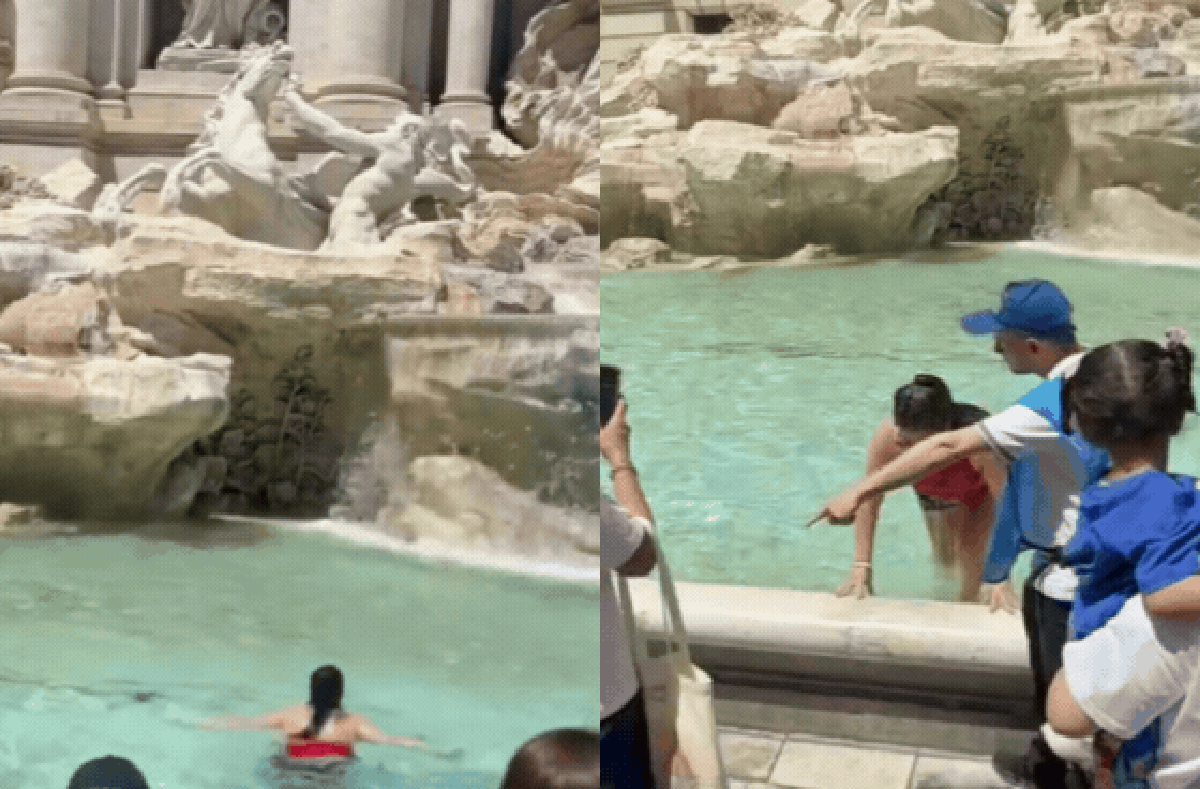 Nhảy xuống đài phun nước nổi tiếng tại Rome để quay TikTok, nữ du khách đối mặt hình phạt bị cấm cửa vĩnh viễn