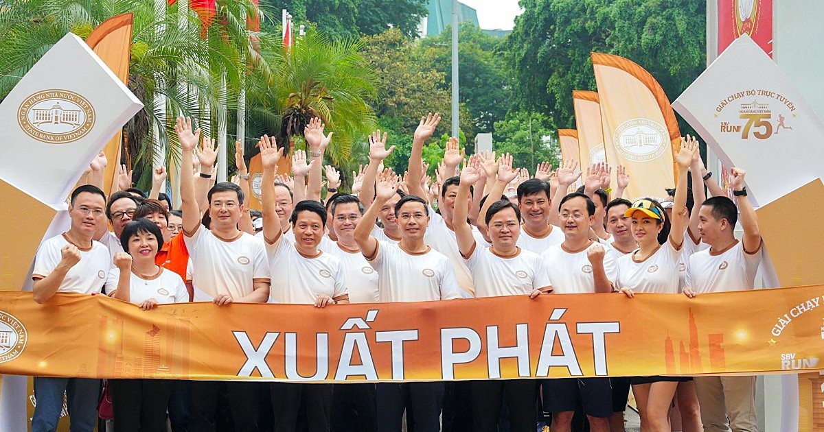 Chính thức phát động Giải chạy trực tuyến “75 năm Ngân hàng Việt Nam”