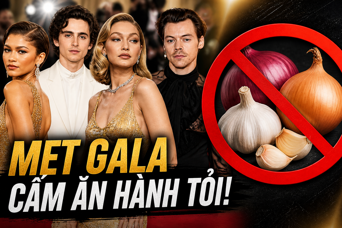 Quy định ngặt nghèo với khách dự Met Gala: Cấm ăn hành tỏi, mặc gì cũng phải qua kiểm duyệt trước