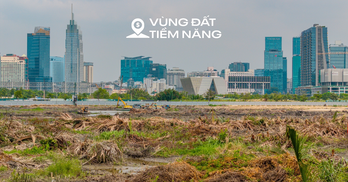 Toàn cảnh khu đất chỉ cách phường Sài Gòn một cây cầu, vừa khởi công xây dựng trung tâm hành chính 30.000 tỷ