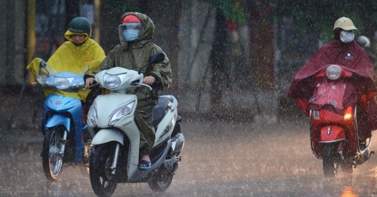 Tin mới về đợt không khí lạnh sắp tràn xuống miền Bắc, mưa to nhiều ngày liên tiếp