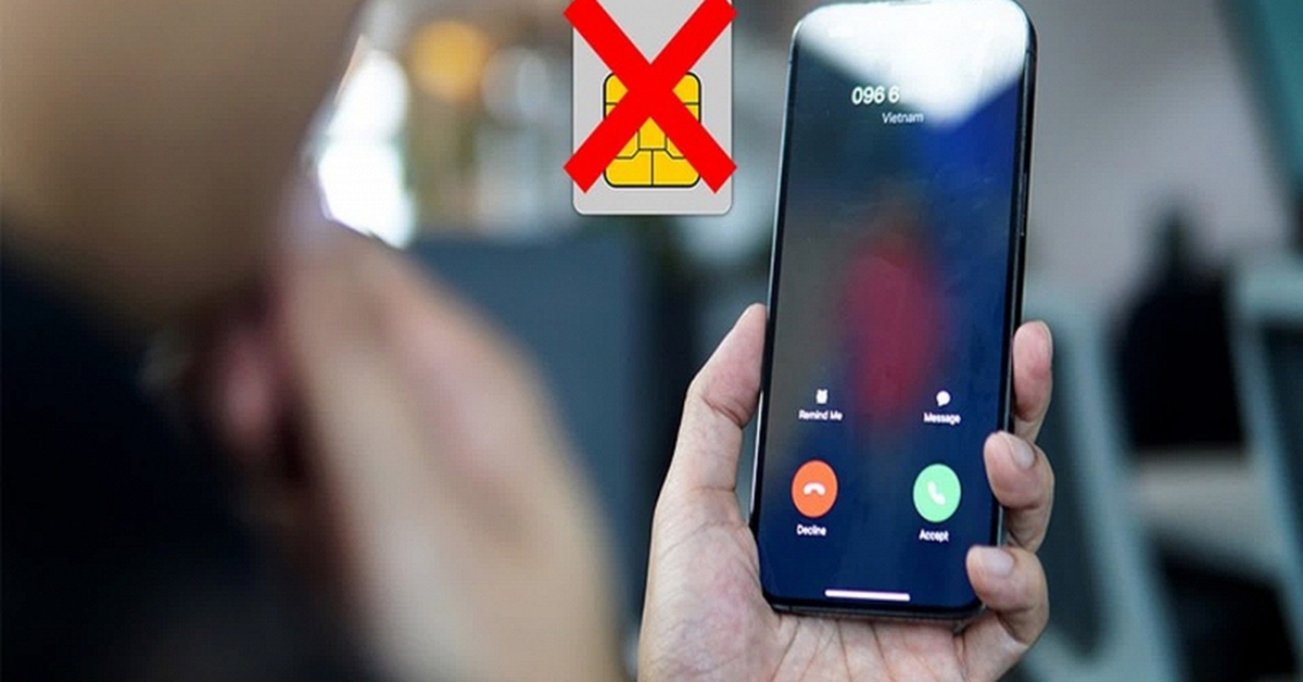 Chưa xác thực khuôn mặt, nhiều SIM di động bị khóa một chiều