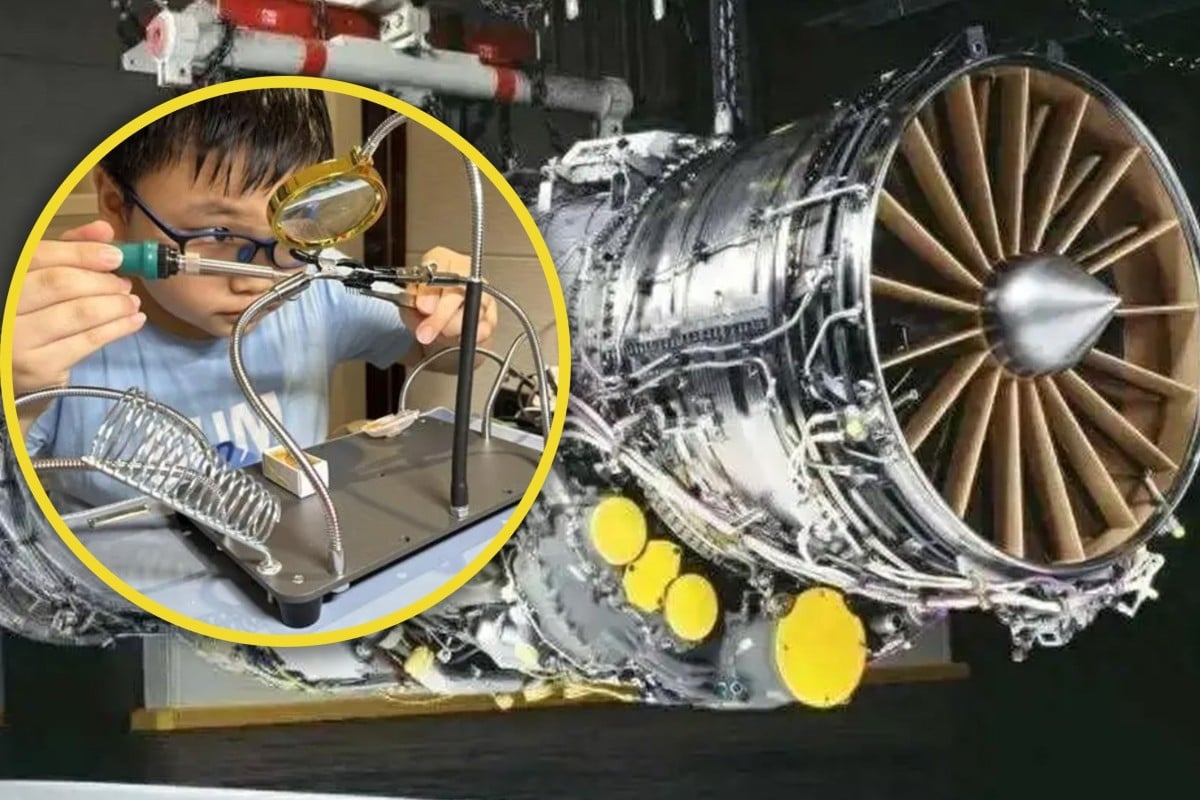 Cậu bé người Trung Quốc gây chú ý dư luận khi "tự chế tạo" động cơ phản lực turbo ngay trong phòng khách nhà mình