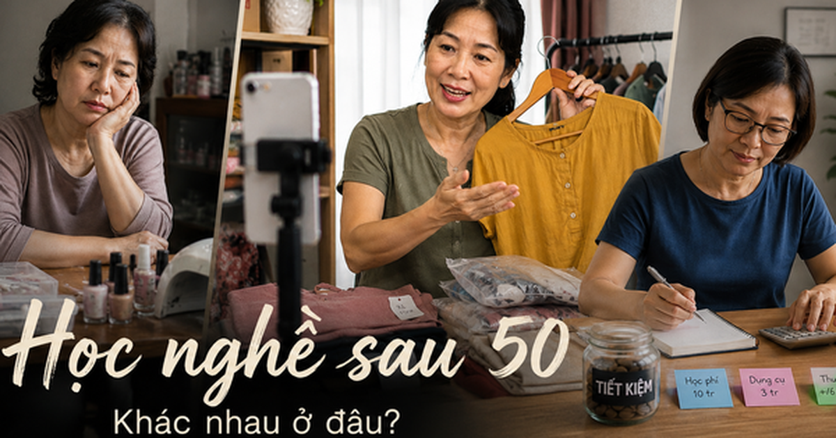 Ở tuổi 50, 3 người phụ nữ cùng học nghề để kiếm thêm: Người thu 6 triệu/tháng, người mất 15 triệu - khác biệt nằm ở đâu?