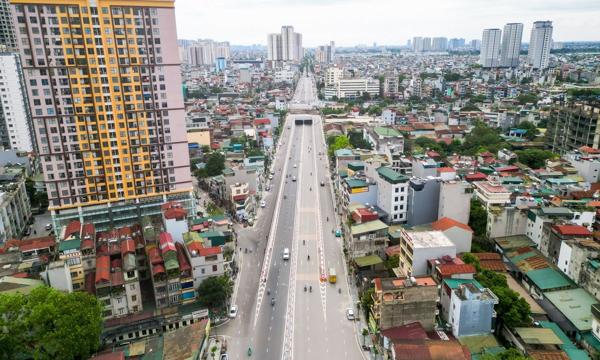 Diện mạo tuyến Vành đai 2,5 nối hầm chui Kim Đồng sau hơn 10 năm thi công