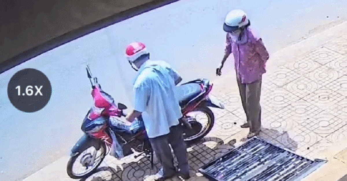 Cảnh chồng cởi áo giữa trưa nắng, lót yên xe cho vợ ngồi: Đoạn camera ở Đồng Nai đang gây bão