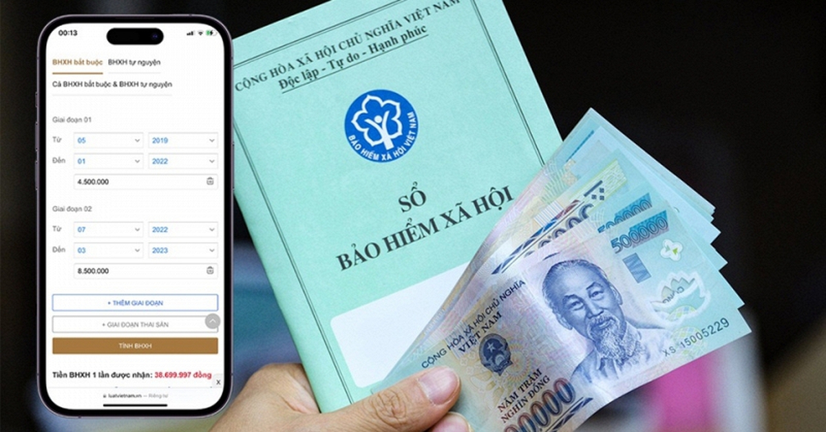 Đóng BHXH 32 năm với lương bình quân 7 triệu đồng/tháng, lao động nhận lương hưu bao nhiêu?