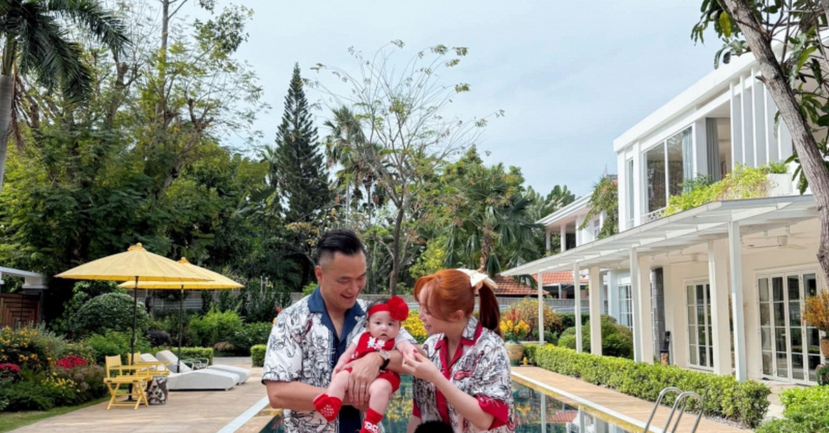 Nam nghệ sĩ Việt kết hôn với vợ đại gia kém 16 tuổi: Sở hữu biệt thự sân vườn hoành tráng, đẹp như resort 5*