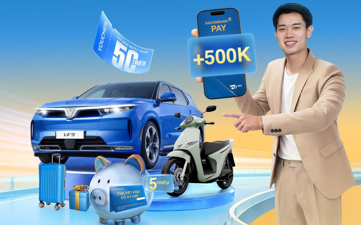 Chỉ 20 triệu đồng gửi tiết kiệm có cơ hội trúng ngay xe VinFast trị giá 1,5 tỷ đồng