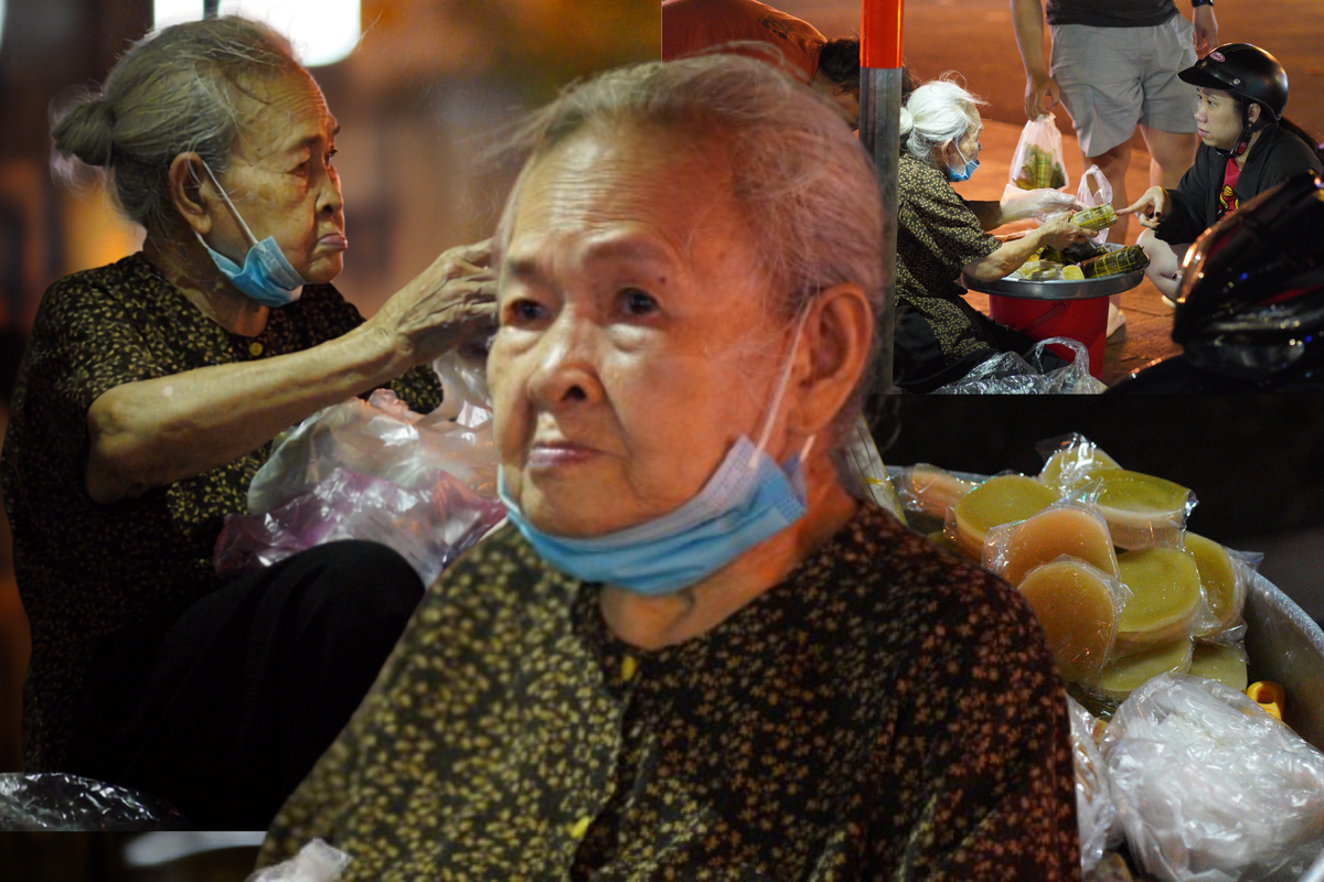 Cụ bà 90 tuổi bán bánh rong giữa trung tâm TP.HCM: "Bà còn mần được thì bà vẫn mần"