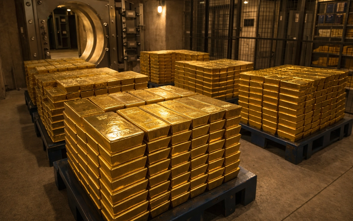 Phát hiện nhà kho chứa hơn 2.400 tấn vàng, nằm sâu 27 mét dưới lòng đất