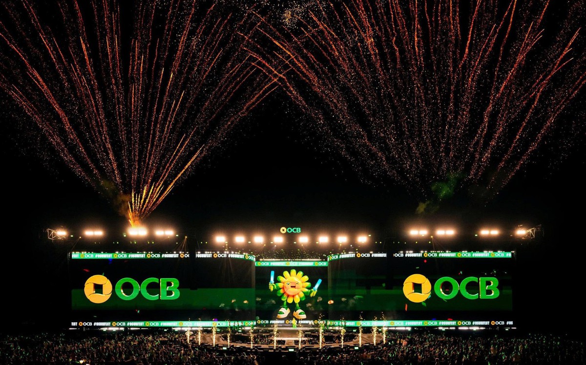 OCB kết nối cảm xúc với 25.000 khán giả tại OSUNFEST