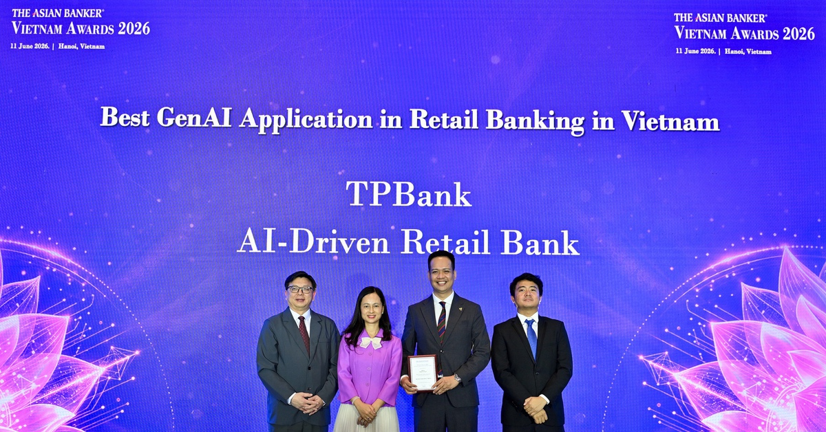 Lập hattrick tại The Asian Banker 2026: Dấu ấn công nghệ của TPBank trong dòng chảy kinh tế số