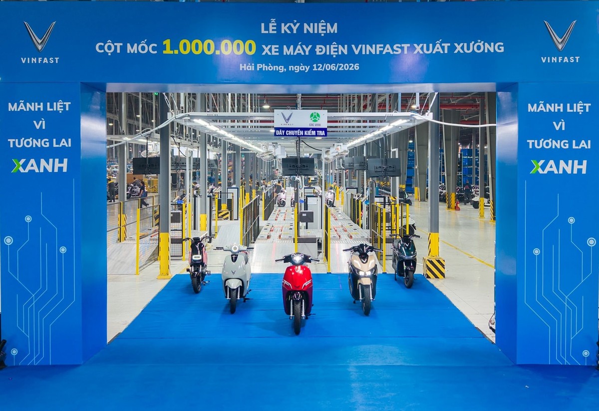 VinFast xuất xưởng chiếc xe máy điện thứ 1 triệu, chuẩn bị tung ra mô tô thể thao điện