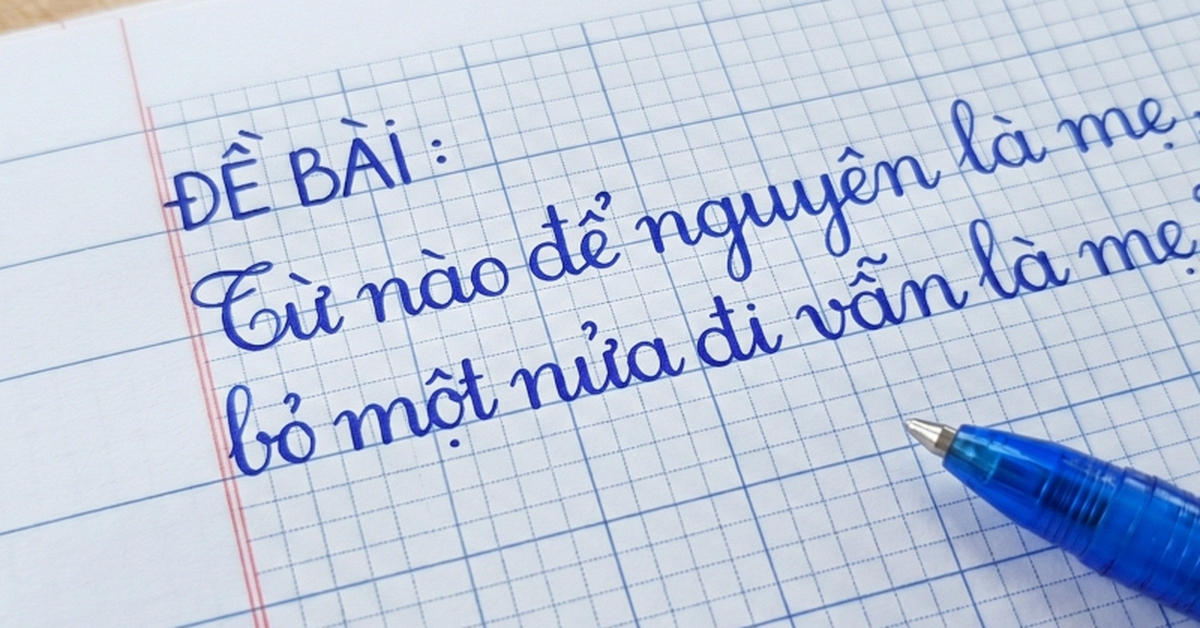 Trong tiếng Việt có một từ có nghĩa là "mẹ", bỏ một nửa từ đi vẫn là "mẹ"