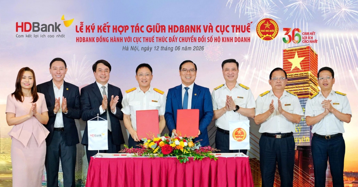HDBank đồng hành cùng Cục Thuế thúc đẩy chuyển đổi số hộ kinh doanh