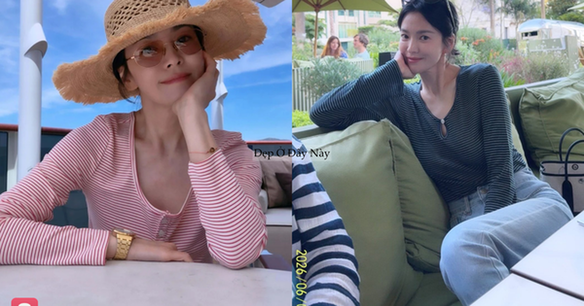 Kiểu áo hack tuổi đang được Song Hye Kyo cưng sủng, chị em U40 diện theo là trẻ ra vài tuổi