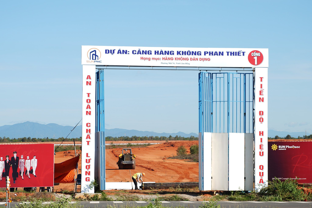 Đang huy động máy móc thi công sân bay 4.000 tỷ đồng do Sun Group đầu tư tại tại tỉnh rộng nhất Việt Nam, khu vực từng "sôi sục" vì sốt đất