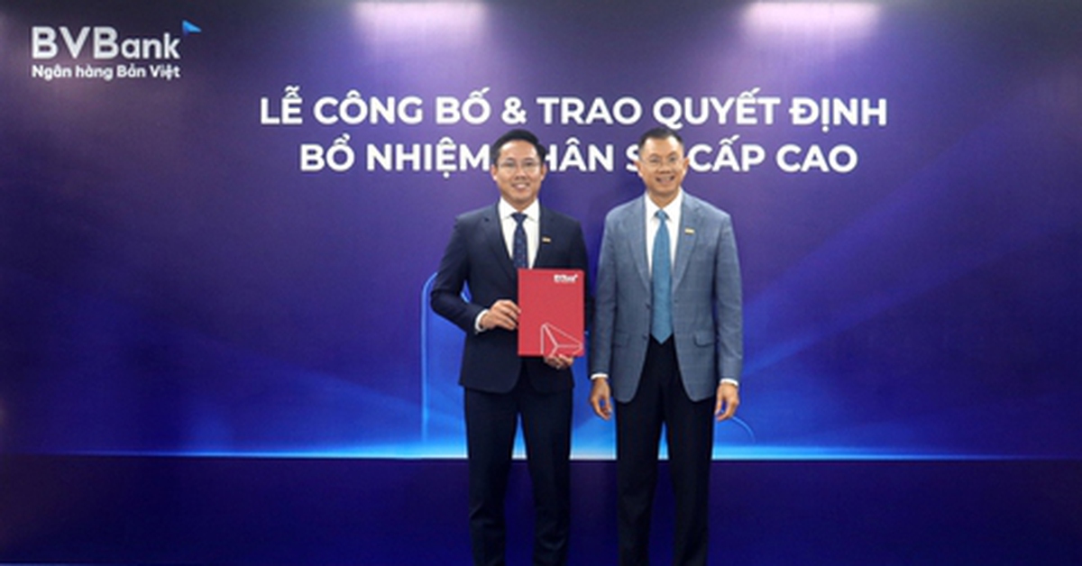 BVBank bổ nhiệm thành viên mới ban điều hành - Giám đốc khối khách hàng cá nhân