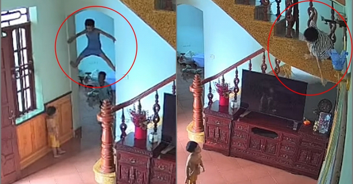 Clip khối nghỉ hè nhập vai "người nhện" đánh đu khắp nhà: Bố mẹ xem lại camera chắc đến tiền đình với các con