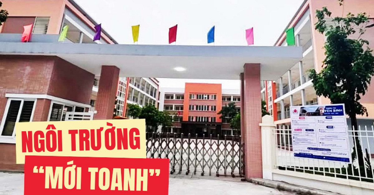 Hà Nội vừa có thêm 1 trường THCS công lập mới toanh: Rất to đẹp, tháng 7 này bắt đầu tuyển sinh, bố mẹ đừng bỏ lỡ!