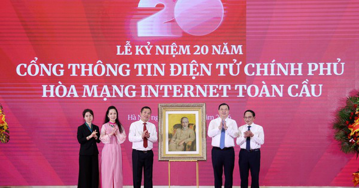 Cổng TTĐT Chính phủ: Hai thập kỷ kiến tạo niềm tin, kết nối Chính phủ với người dân