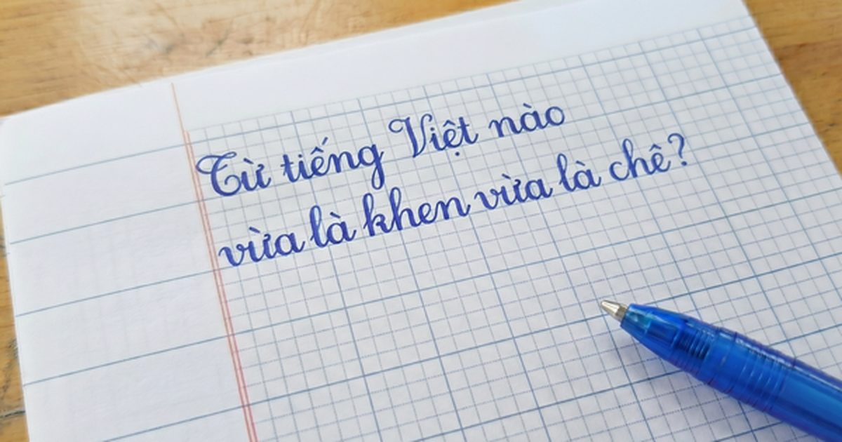 Trong tiếng Việt có một từ vừa là khen ngợi vừa là chê bai