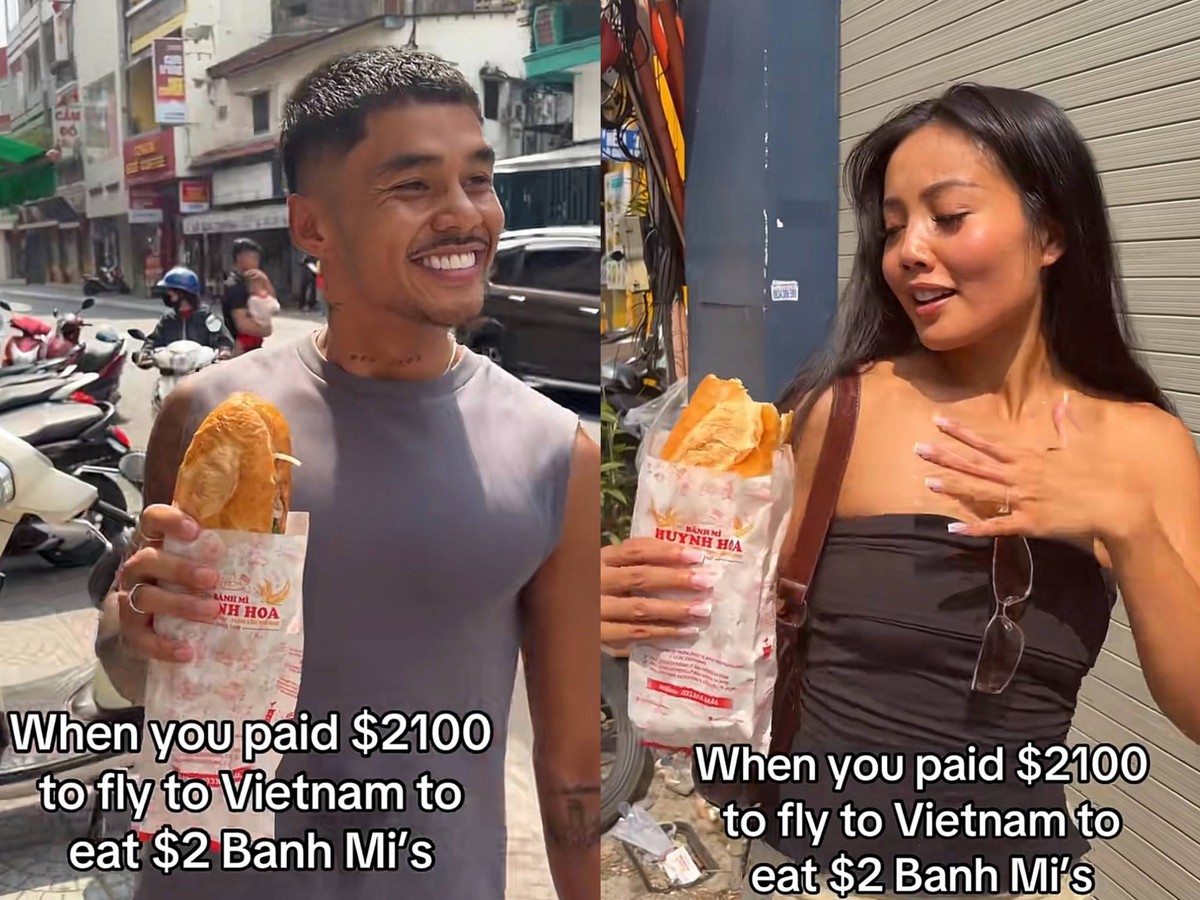Đỉnh cao: Đôi khách Tây chi 50.000.000 đồng chỉ để ăn ổ bánh mì 50.0000 đồng