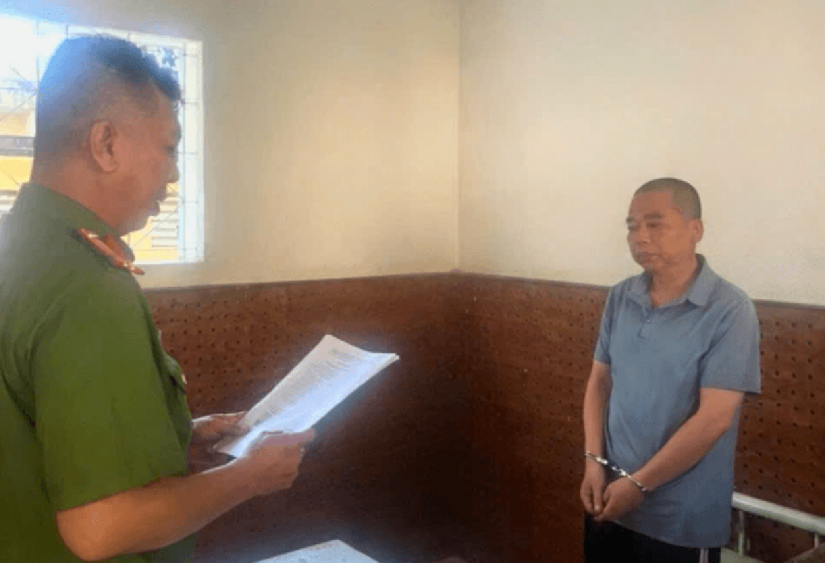 Thi hành lệnh bắt tạm giam Thái Huy Phong SN 1976