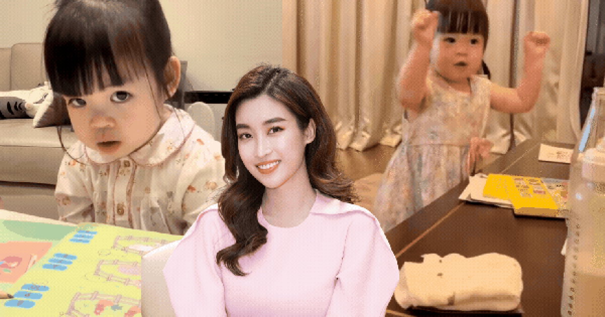 Con gái Đỗ Mỹ Linh mới 3 tuổi đã lộ tố chất "cây hài": Học số thì hướng nội nhưng nghe nhạc là "cháy hết mình"
