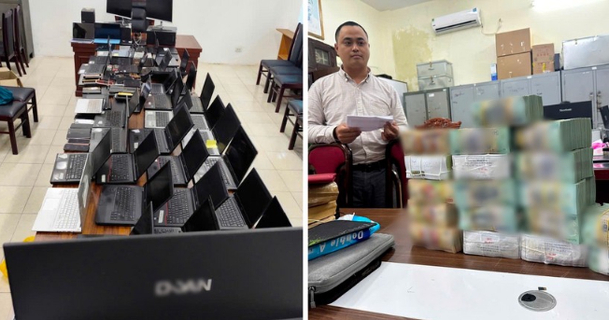 Bắt Giám đốc công ty truyền thông cùng 17 người, tạm hoãn xuất cảnh 15 đối tượng: Thu giữ 7 tỷ đồng, 29 máy tính và 41 điện thoại
