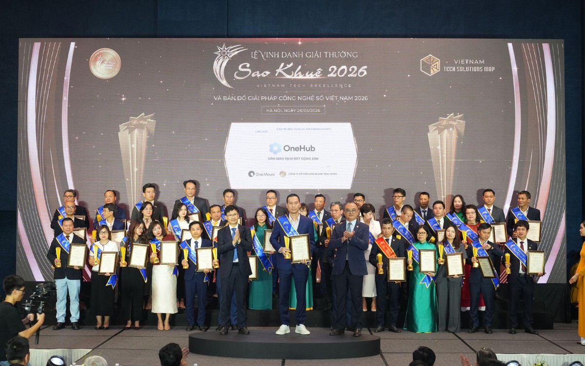 One Mount khẳng định vai trò Innovation Hub qua giải thưởng Sao Khuê 2026