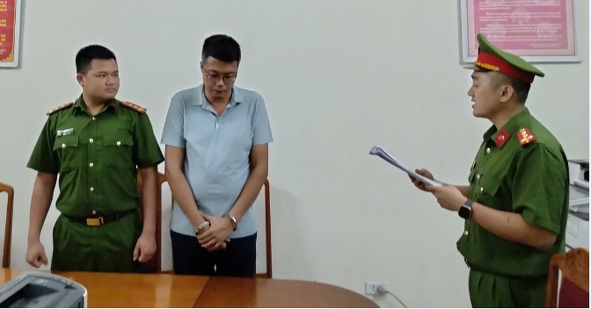 Ra lệnh bắt tạm giam cựu cán bộ ngân hàng Vũ Công Giang SN 1989